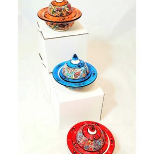 Ceramic Bowl w/Lid (13cm)