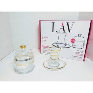 Cups & Saucer W/ Sugar Bowl (14 Pcs) (135 cc)