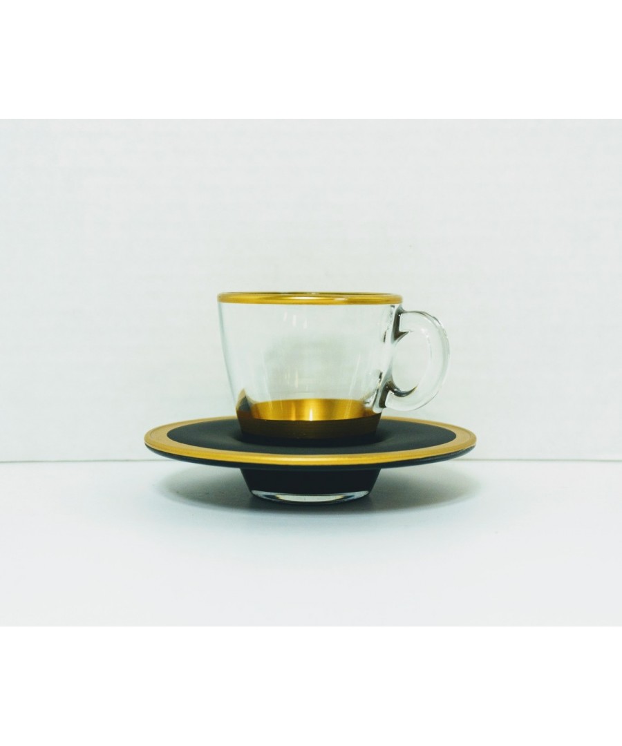 Cups w/ Handle & Saucer (12 Pcs) (72cc)