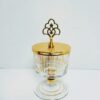 Glass Sugar Bowl w/Lid - 002