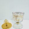 Glass Sugar Bowl w/Lid - 002 - Image 2
