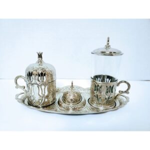 Metal Coffee Cup Set