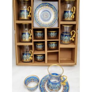 Tea and Coffee cups Set - Turkish (Set of 18)