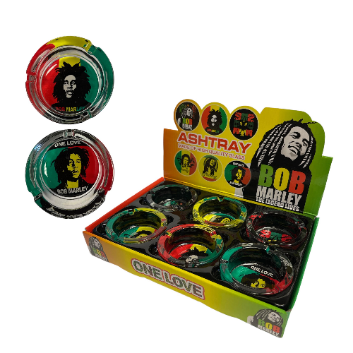 Round Bob Marley Ashtray (BDL-0BM-I)