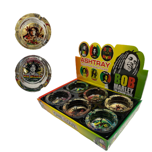 Round Bob Marley Ashtray (BDL-0BM-III)