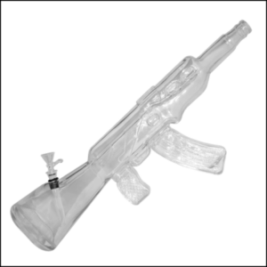 GLASS BONG 20" AK-47 SHAPED (BDL-ihl042)