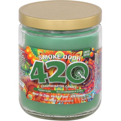 SMOKE ODOR CANDLE 13OZ LIMITED EDITION 420 (BDL-top002je)
