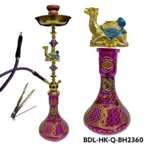 Large Golden Hookah (BDL-HK-Q-BH2360)