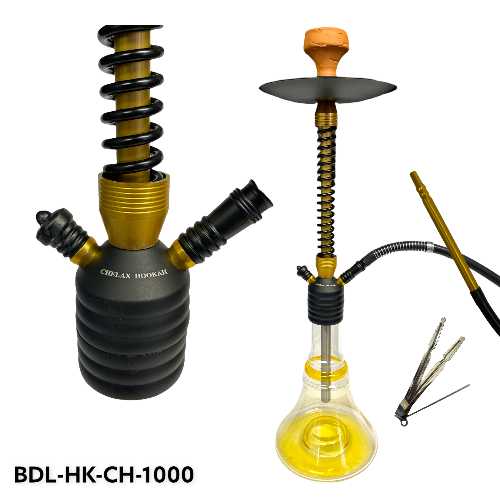 CHELAX Twist & Lock Style Large Hookah (BDL-HK-CH-1000)