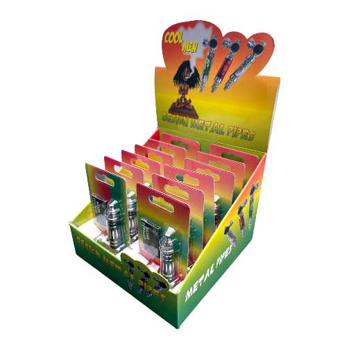 Metal Pipes With Screens Display of 12 (BDL-HP-Metal-P-01)