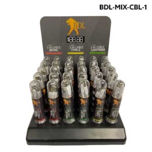 BDL 2.4A Charging Cables Mix Display (BDL-MIX-CBL-1)