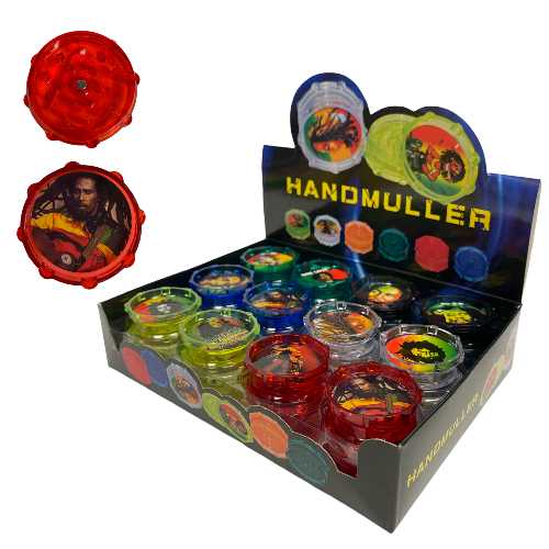 2 Chamber 24 Plastic Grinders Display (BDL-PLSTC-GR-1)