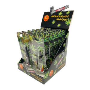 12pcs Metal Pipe with Plastic Mouth Tip (BDL-HP-METAL-PMP)