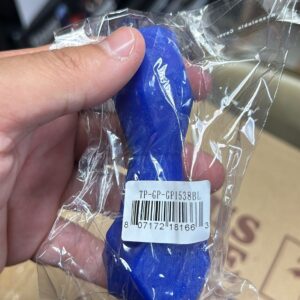 4 inch Blue silicone diamond shape - BDL-S1538