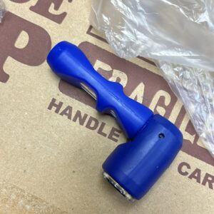 4 inch Silicone with Glass Insert pipe - BDL-S1537