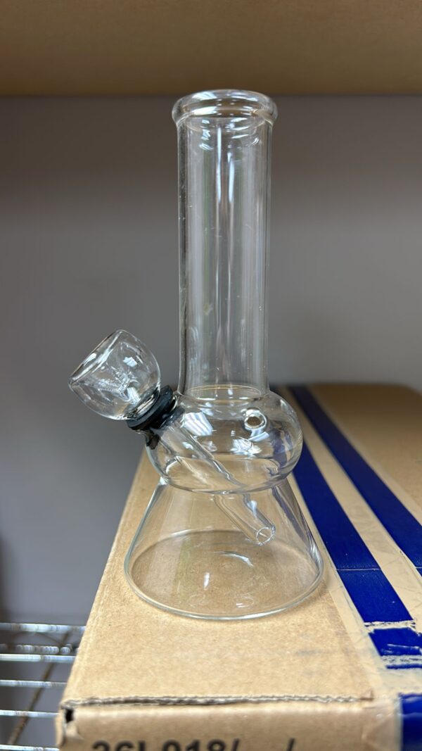 5 Inch Clear Glass Bong - BDL-CLR-5IN