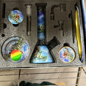 8 Inch Comic Series Smoking Glass Kit Gift Box - BDL-SI-AR-WP3413